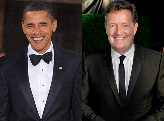 Barack Obama, Piers Morgan Barack Obama, Piers Morgan
